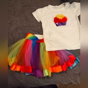 Girls birthday tutu set